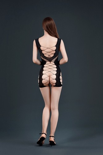 Moonlight Model 18 - Эротическое платье ОS (чёрное) - sex-shop.ua